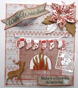 Crăciun elan și frunze de Metal de Tăiere Moare pentru DIY Scrapbooking Album Foto Decorative Relief PaperCard Meserii Die2020