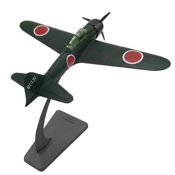 1:72 de scară al doilea RĂZBOI mondial Japonia Marina A6M Zero luptător de aeronave cu rază lungă de Tip 0 purtător luptător din Aliaj turnat sub presiune de colectie model de Afișare