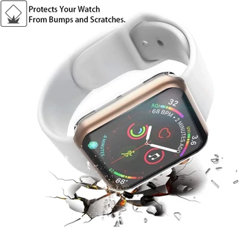 2 buc Ecran Protector Acoperă pentru Apple Watch band 44MM 40MM 38mm 42mm iwatch bratara Apple watch Series 3 4 5 6 Accesorii