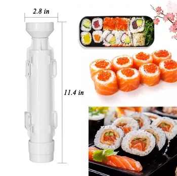 Cilindru De Plastic Orez Sushi Japonez Alimente Onigiri Tub Filtru De Mașină Uniformă Matriță Cu Role Roll Gadget Dispozitiv Accesorii Instrumente