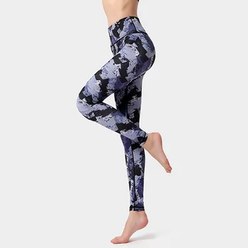 Noi Pantaloni De Yoga Pentru Femei Respirabil Sexy Sport Fitness Jambiere Leopard De Imprimare De Înaltă Talie Pantaloni De Yoga Hip Dresuri Pantaloni De Yoga