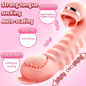 Silicon Vibratoare Vibrator Realist Limba Lins Vibrații Stimularea Clitorisului G-Spot Stimulator Jucarii Sexuale pentru Femei Sexy Instrument
