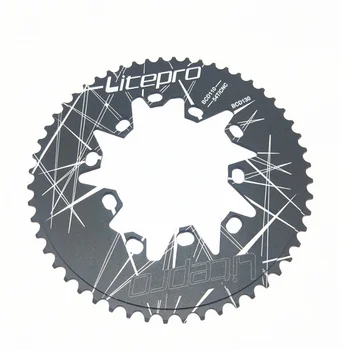 Oval dublu Disc Foaia 130/110 BCD Drum Pliere Biciclete Litepro aliaj de Aluminiu Angrenaj Bicicleta Piese