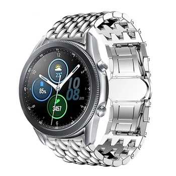 Curea de Metal Pentru Samsung Galaxy Watch 3 45mm Banda din Oțel Inoxidabil Brățară Pentru Galaxy Watch 46mm de Viteze S3 Accesorii Clasice 22mm