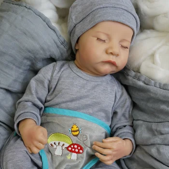 ADFO 18 Inci Levi Renăscut Baby Doll Realist Moale Plin de Vinil Organism Viu LoL Bebe Nou-nascut Cadou de Păpuși Pentru Copii Fete