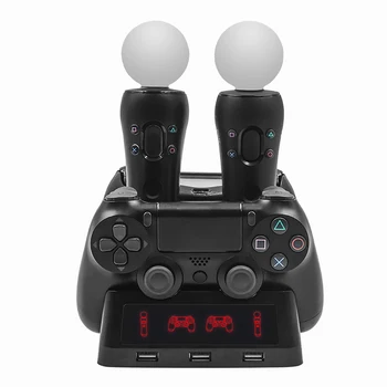 Gamepad Controler de Încărcare Încărcător Dock se Ocupe de Stația de Bază Pentru PS4, PS MOVE VR Controler de Bază Jocuri, Accesorii Adaptor