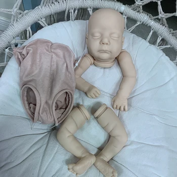 17inch Renăscut Papusa kit Nevaeh Nou-născutului Baby Doll Kit Soft Touch Nevopsite Papusa Piese Accesorii DIY Jucărie Bonecas Renăscut