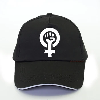 Feministe Femeile Pumnul de Imprimare capac de moda Casual Amuzant femei snapback hat reglabil gorras