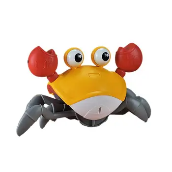 Copii Mini Pet Electric Automat Crab Jucarie cu Muzica usoara Animal Papusa de Inducție Jucarii Electrice pentru Copii Cadouri