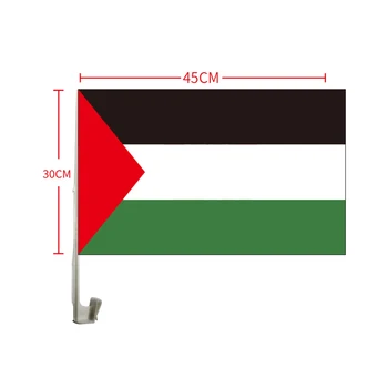 Transport gratuit NOI 30x45cm Palestina masina pavilion 12x18inch Palestinian fereastra purtător de steag standard de-purtător fluturând steaguri