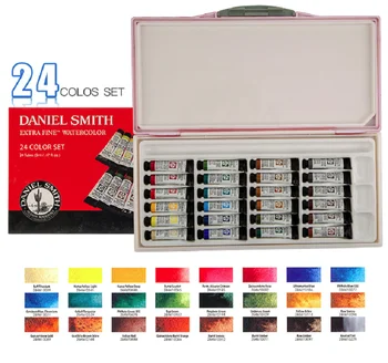Original American Daniel Smith Vopsea Acuarelă 5ml 24 culoare Acuarelas Art Sipplies Pentru artist