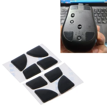 2Sets Mouse-ul Patine de Înlocuire Aluneca Picioarele Tampoane Negru Mouse Picioare Autocolant pentru logitech MX Anywhere 2 Mouse-ul 35EA