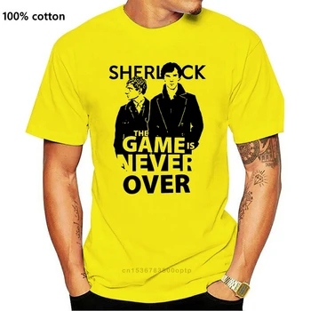 Sherlock Benedict Cumberbatch Om Tipărite Bărbați Moda Cool MenCasual T Shirt Pentru Bărbați Și Femei Cmt