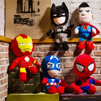 28/42/62cm Disney Marvel Avengers Umplute, Jucării de Pluș Spiderman Căpitanul America, Iron man, Batman Superman Eroul jucărie Cadouri pentru Copii