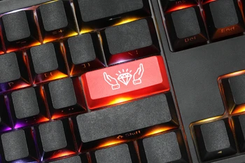 Noutatea Strălucească Prin Taste ABS Gravat WSB conceptul de stoc negru roșu pentru personalizat tastatură mecanică enter backspace esc
