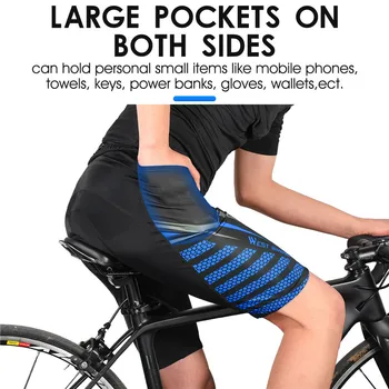 VEST BIKING Respirabil Ciclism Pantaloni Pentru Barbati Femei rezistent la Șocuri Îngroșat 3D Pad Pernă Confortabilă Sport Fitness Biciclete pantaloni Scurți