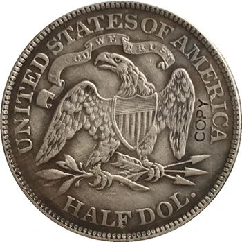 STATELE UNITE ALE AMERICII 1868 P,S A AȘEZAT LIBERTATE JUMĂTATE DE DOLARI COPIA MONEDE