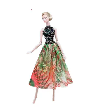 Moda 1/6 BJD Stil Boem Set Haine Pentru Papusa Barbie Haine fără Mâneci Gât Înalt Camasa, Fusta Haine 11.5