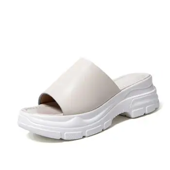 KemeKiss Femei Sandale 2021 Sandale Platforma Zip Lace Up Cataramă Din Metal De Culoare Solidă De Stradă, Încălțăminte De Moda Casual Dimensiune 34-40