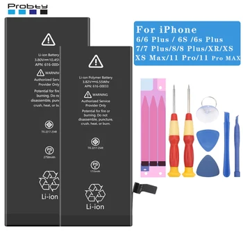 Pentru iPhone 6 6S Plus 7 8 Plus X Xs Max Xr 11 Pro Max de Mare Capacitate Bateria de Înlocuire Baterii Pentru iPhone6