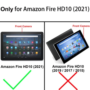 9H Temperat Pahar Ecran Protector Pentru Amazon fire HD 10 2021 10.1 inch Clar de Protecție de Film pentru Kindle Foc HD 10