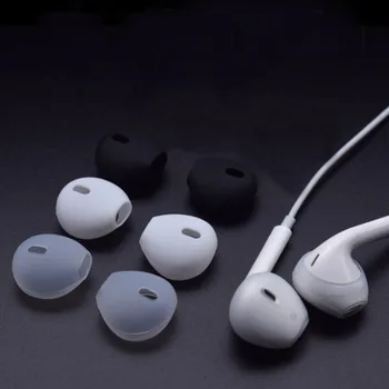 Căștile silicon Casti Caz Acoperă pentru Apple iphone X 8 7 6 Plus 5 SE Earpods Airpods Căști Auricular Ureche Capac Sfaturi Earcap