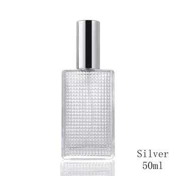 50ML 100ML de Mare Capacitate Aur, Argint Negru Pompă Pulverizator Parfum Distribuitor de Sticle de Sticlă