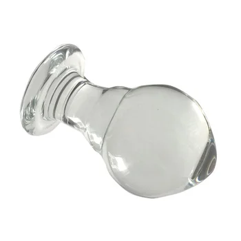 62mm Mare de Cristal de Sticlă Anal Plug dop anal Masturbare, Masaj de Prostata pentru Femei Barbati Cuplu Sex Produsele