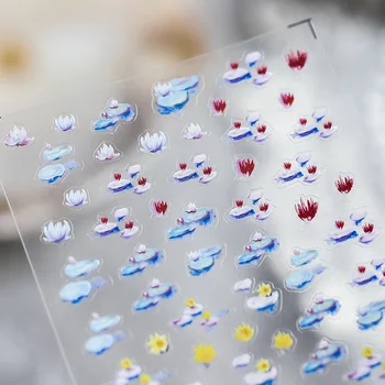 2021 Nouă Ambarcațiune Nail Art Sticker Europene și Americane Pictură în Ulei Ultra-subțire 3D Nail Art Aplicatiile de Unghii Decorare
