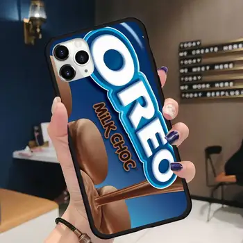 Oreo, ciocolata cu Lapte biscuiti cutie Telefon Caz pentru iPhone 11 12 pro XS MAX 8 7 6 6S Plus X 5S SE 2020 XR silicon Moale
