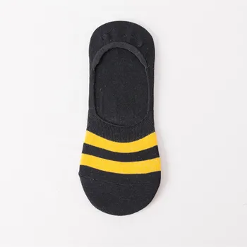 5pairs Unisex Moda Bărbați Șosete de Bumbac Culoare Solidă Dungă Barca Șosete Primavara-Vara de sex Masculin Casual Harajuku Respirabil Glezna Ciorap