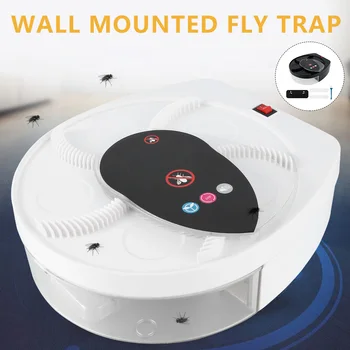 Montat pe perete Electric Fly Trap Wireless USB Flytrap Automată a Dăunătorilor Catcher Zboară Pest Reject Control Catcher Criminal Dispozitiv de Insecte