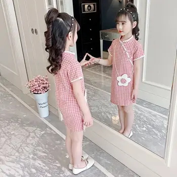 Fete de Vară 2021 Hanfu Printesa Rochii de Îmbrăcăminte pentru Copii De 12 Retro 11 Copii 10 Student de Moda Rochie de 8 Și 6 Ani, 7 Copii