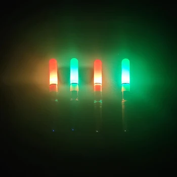 2 BUC Noi cu LED Verde / Roșu Stick de Lumină Pentru Pescuit Float Tube Noapte de Pescuit Luminos Electronice Flotor Electric cu LED-uri Float