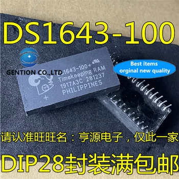 5Pcs DS1643-100 DIP28 DS1643-100+ DS1643 Ceas de Timp Real IC în stoc nou si original
