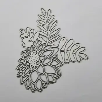 Ieftine Petale de Flori, Frunze de Metal de Tăiere Moare pentru DIY Scrapbooking Cărți de Hârtie de Luare Decorative