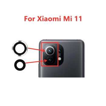 Pentru Xiaomi Mi 11 aparat de Fotografiat Lentilă de Sticlă din Spate aparat de Fotografiat Lentilă de Sticlă de Înlocuire Reparare Piese de Schimb cu Lipici