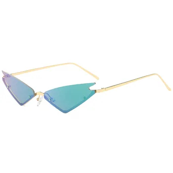 JASPEER fără ramă Steampunk ochelari de Soare pentru Femei Brand de Lux de Epocă ochelari de Soare Barbati Femei Ochelari de Soare Retro Oglindă Nuante UV400