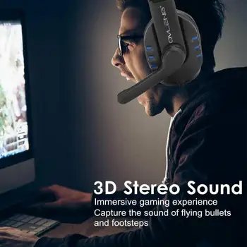 Portabil de 3.5 mm, Over-ear Cască Jocuri de Sunet Stereo pentru Căști Pentru PS4/Nintendo Comutator/Xbox One/Laptop Căști de Gaming