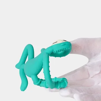 În condiții de siguranță Copilul Jucării Teether Toddle Maimuță BPA Inel de Dentitie Silicon Mesteca Dentare Periuta de dinti de Îngrijire Nursing Margele Cadou Pentru Copil Gadget