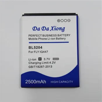 Autentic de Securitate 2500mAh BL5204 5204 Baterie de Înaltă Calitate pentru a ZBURA IQ447 de Înlocuire Telefon Mobil Baterie Li-ion