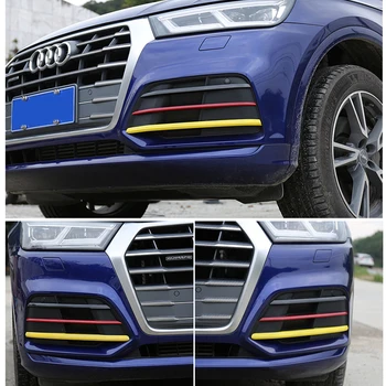 Chrome Ceață Față Lampă Lumină Decorativă Bara pentru Audi Q5 FY perioada 2018-2019 Exterioare Accesorii Auto Acoperă Benzi Tapiterie Sequin Bunuri