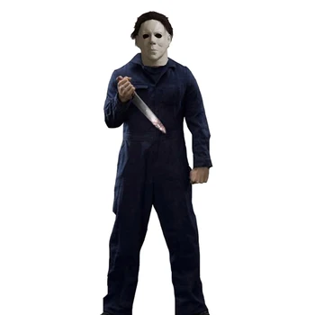 Filmul Halloween Costume Cosplay Michael Myers Groază Criminal Uniformă Seturi De Cap Masca Masti Petrecere De Halloween Pentru Barbati Femei