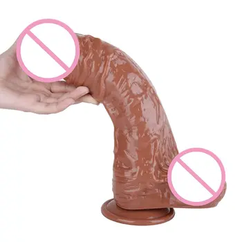 Mare Mare Dildo Realist Penisului Penis xxl Penis artificial sex feminin Masturbator Instrument Vagin Stimulator jucarii Sexuale Pentru Femei Lesbiene Erotic Shop