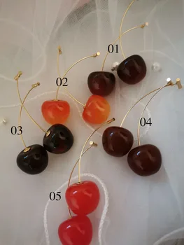 5 Culori Amuzant Rășină Fructe Cireșe Cercei Pentru Femeile Creative Drăguț Rece Alimente Legăna Cercei Bijuterii Accesorii Cadou Fete 2021