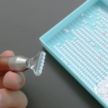LED Diamond Pictura Pen, Aliaj de Aluminiu Diamond Dot Matrix Set, Punct Stilou cu Lumina, 5 Sfaturi Pen,pentru Fata Cadou de Papetărie