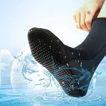 TaoBo 3mm Pro Scufundări Șosete Dimensiune 47 Înot Bărbați Cald Tub Lung Neopren Non-alunecare de Plaja Cizme Costum Pantofi Încălzirea Snorkeling