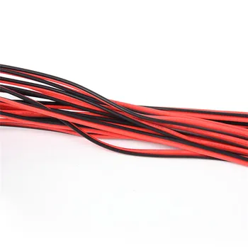 2Pin 10m Masini Motociclete Electrice Sârmă de Cablu Roșu/Negru Conector Pentru Led-uri de Lumină Durabil 22AWG
