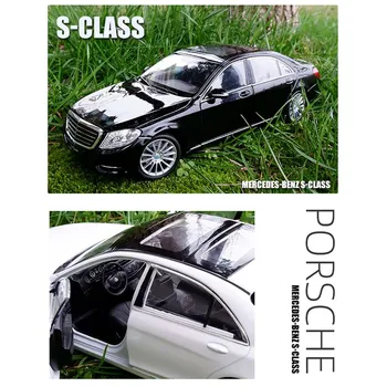 Welly 1:24 Mercedes-Benz S-CLASS auto aliaj model de masina de simulare decor masina colecție cadou jucărie de turnare model de băiat