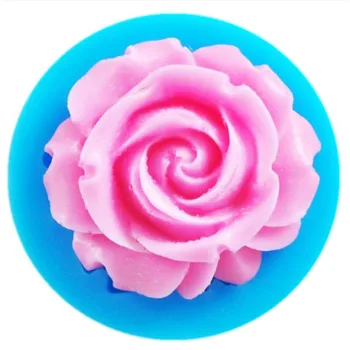 1 buc Ambarcațiuni Prajitura Floare 3D Floare Trandafir Fondante Mucegai Silicon Mucegai de Copt Tort Cookie-uri de Forma Jeleu Bomboane de Ciocolată Săpun Zahăr